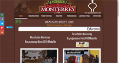 Desktop Screenshot of haciendamonterrey.com